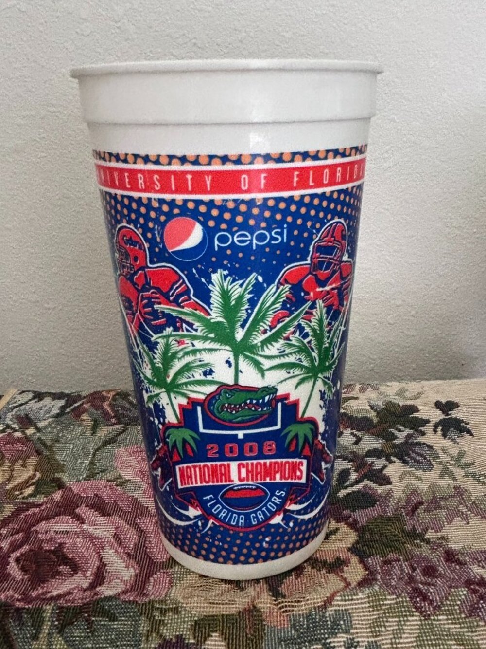 2008 Florida Gators National Champions Souvenir Cup University Florida Football